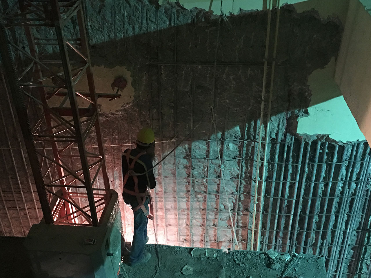 Betonarme perde korozyon onarımı