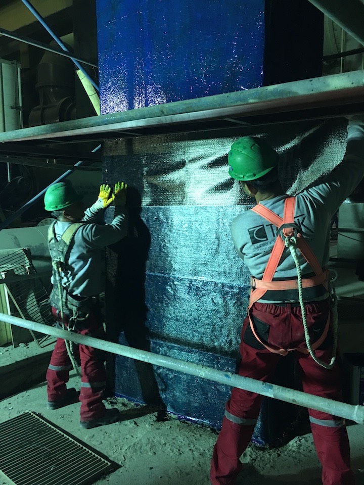 Karbon lifli kumaş ile betonarme kolon güçlendirme